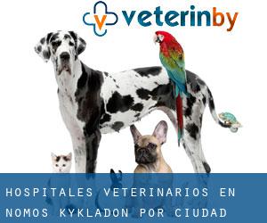 hospitales veterinarios en Nomós Kykládon por ciudad - página 1