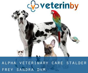 Alpha Veterinary Care: Stalder-Frey Sandra DVM