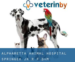 Alpharetta Animal Hospital: Springer Jr R F DVM