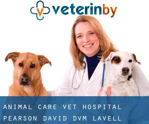 Animal Care Vet Hospital: Pearson David DVM (Lavell)