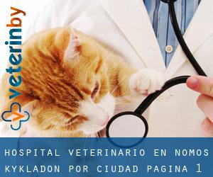 Hospital veterinario en Nomós Kykládon por ciudad - página 1