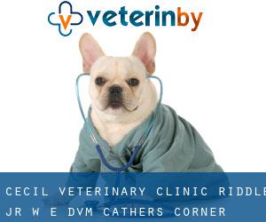 Cecil Veterinary Clinic: Riddle Jr W E DVM (Cathers Corner)