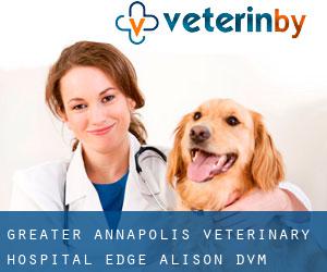 Greater Annapolis Veterinary Hospital: Edge Alison DVM (Woytych)