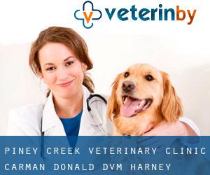Piney Creek Veterinary Clinic: Carman Donald DVM (Harney)